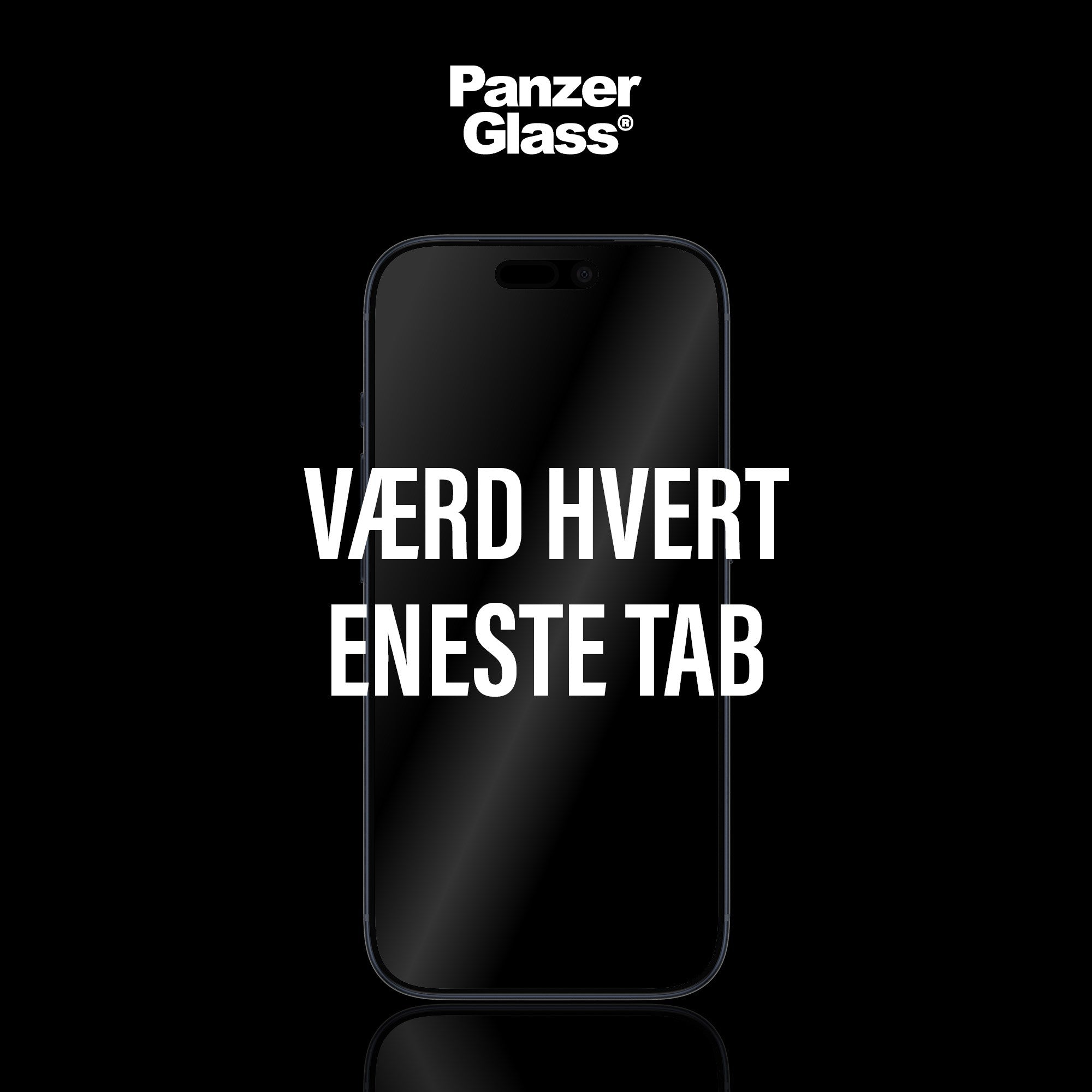 PanzerGlass® 2-Way Privacy Skærmbeskyttelse iPhone 17 | iPhone 16 Pro | Ultra-Wide Fit m. EasyAligner